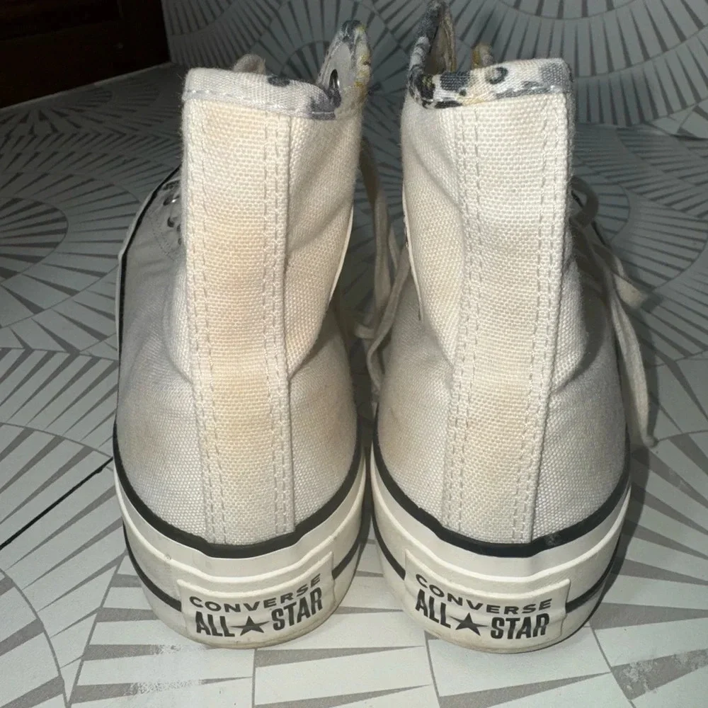 Chuck Taylor All Star Summer Fest Platform Sneaker‎ Cream With Tie Dye Size 5.5